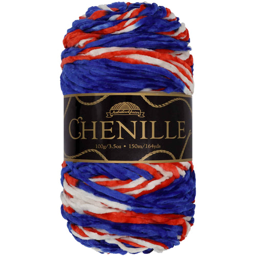 Chenille Yarn Variegated Skeins