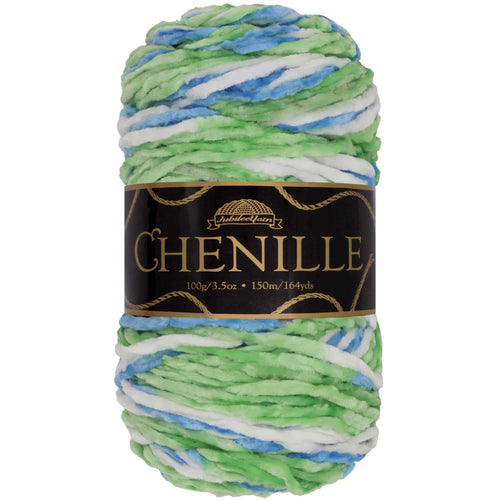 Chenille Yarn Variegated Skeins