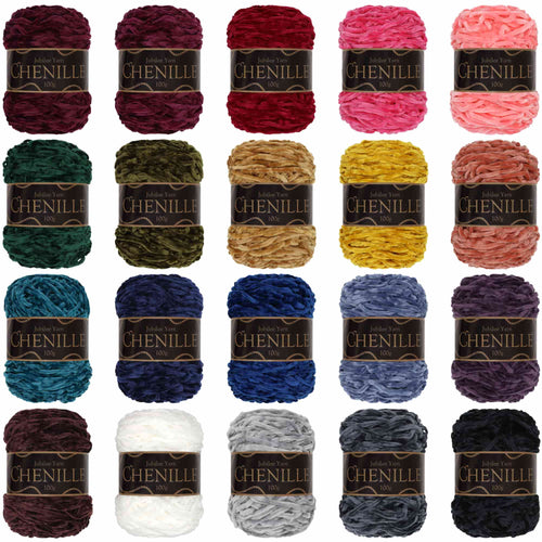 Chenille Yarn Cakes