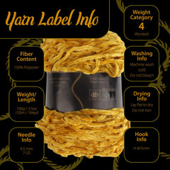 Chenille Yarn Cakes
