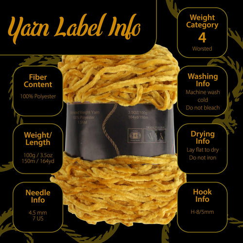 Chenille Yarn Cakes