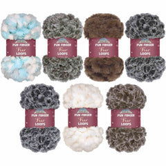 Fun Finger Fur Loops Yarn