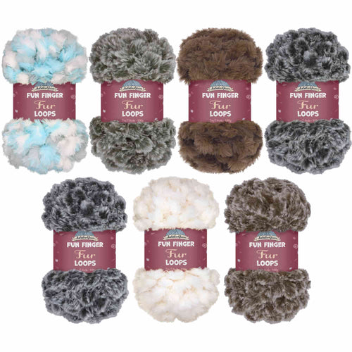 Fun Finger Fur Loops Yarn