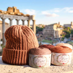 merino amore yarn and hat
