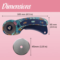 Rotary Rodeo Steel Fabric Scissors