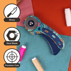 Rotary Rodeo Steel Fabric Scissors