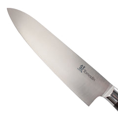 Smooth Blade Black Handle Chef Knife