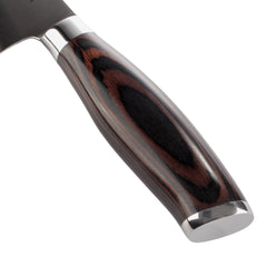 Smooth Blade Black Handle Chef Knife