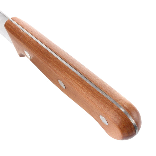 Smooth Blade Oak Handle Chef Knife
