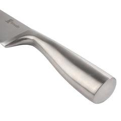 Smooth Blade Silver Handle Chef Knife