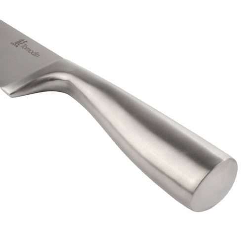 Smooth Blade Silver Handle Chef Knife