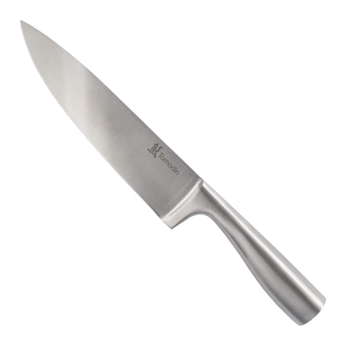 Smooth Blade Silver Handle Chef Knife