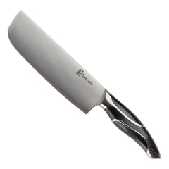 Nakiri Smooth Blade Black Handle Chef Knife
