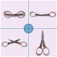 folding scissors size chart